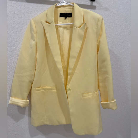 Oversized Yellow Blazer Endless Rose - Picture 5 of 9